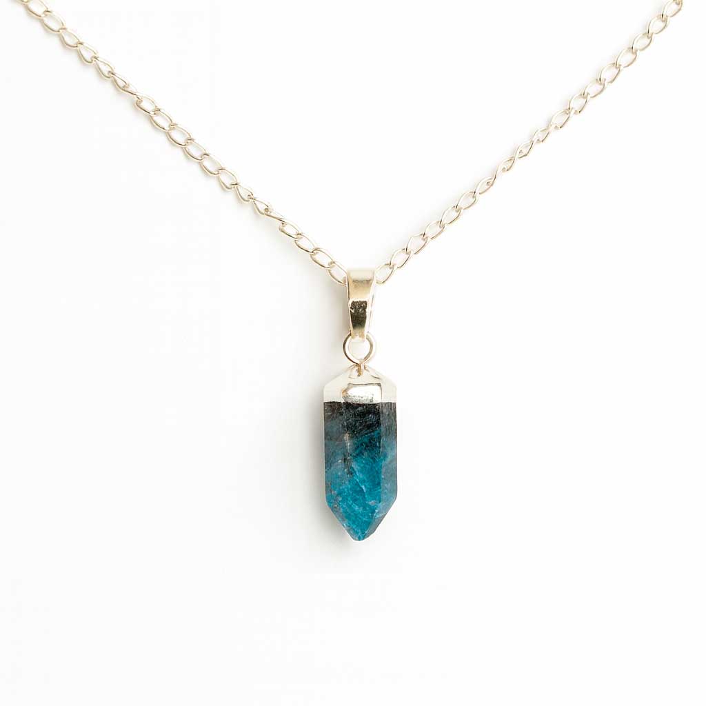 Colgante Péndulo Aguamarina | Plata