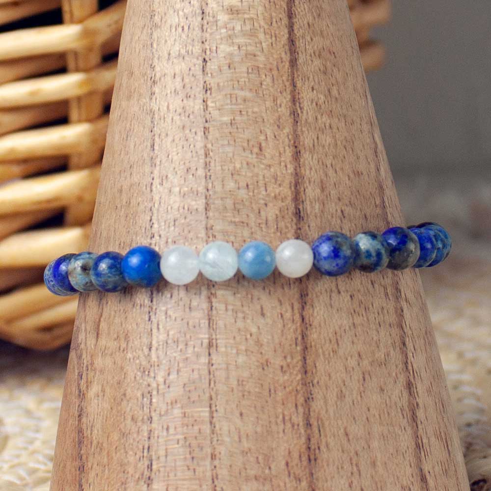 Pulsera Lapislázuli y Morganita