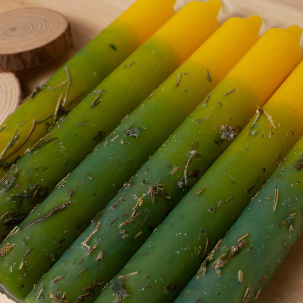 Vela-ritualizada_amarilla-verde
