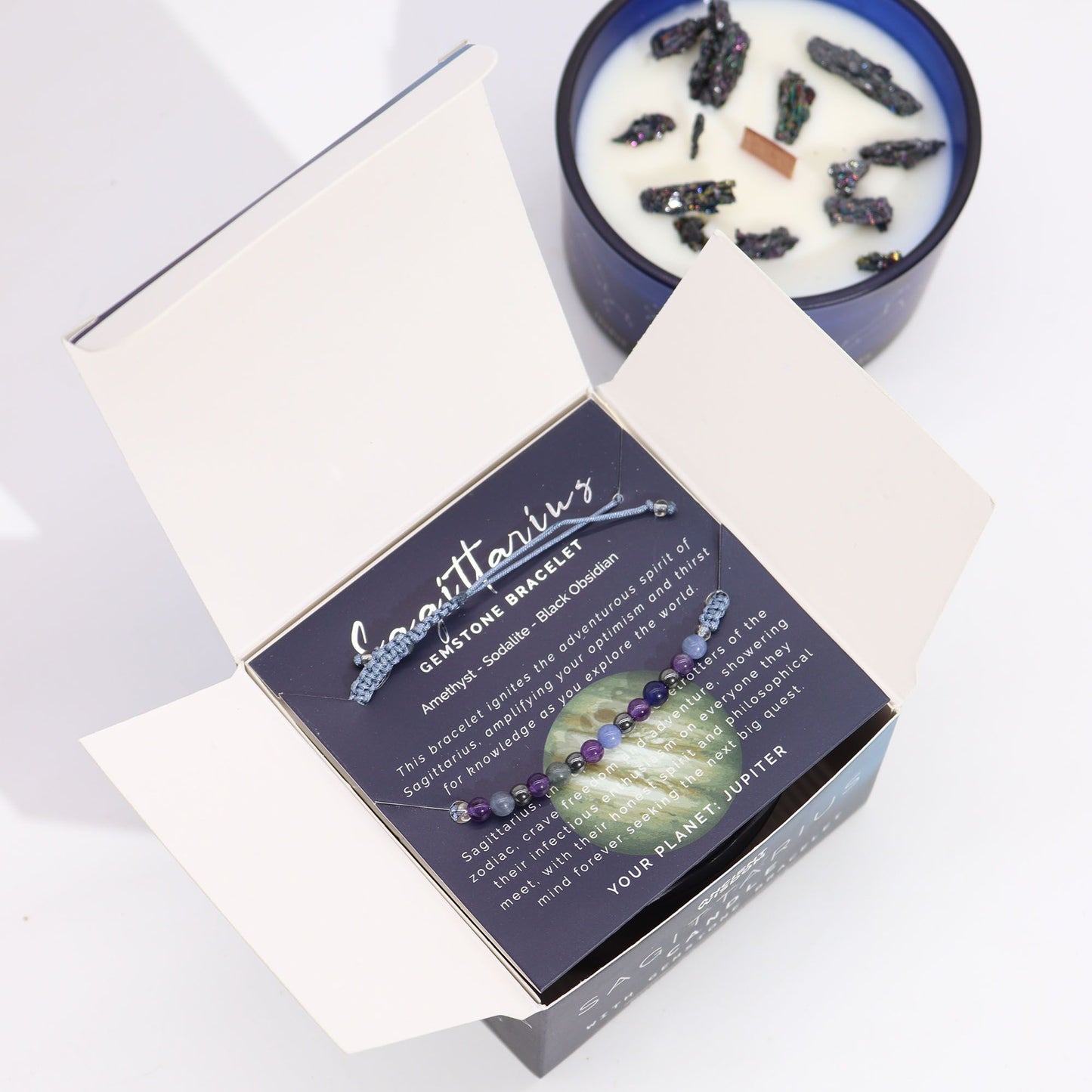 Vela del Zodiaco con Pulsera - Sagitario