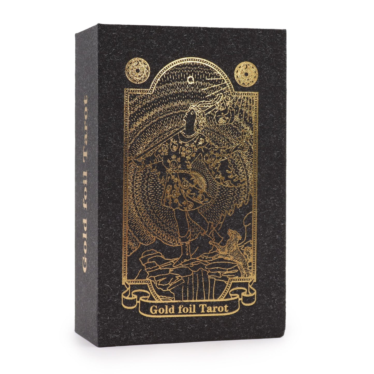 Cartas de Tarot de color Dorado con Libro - Caja de Regalo