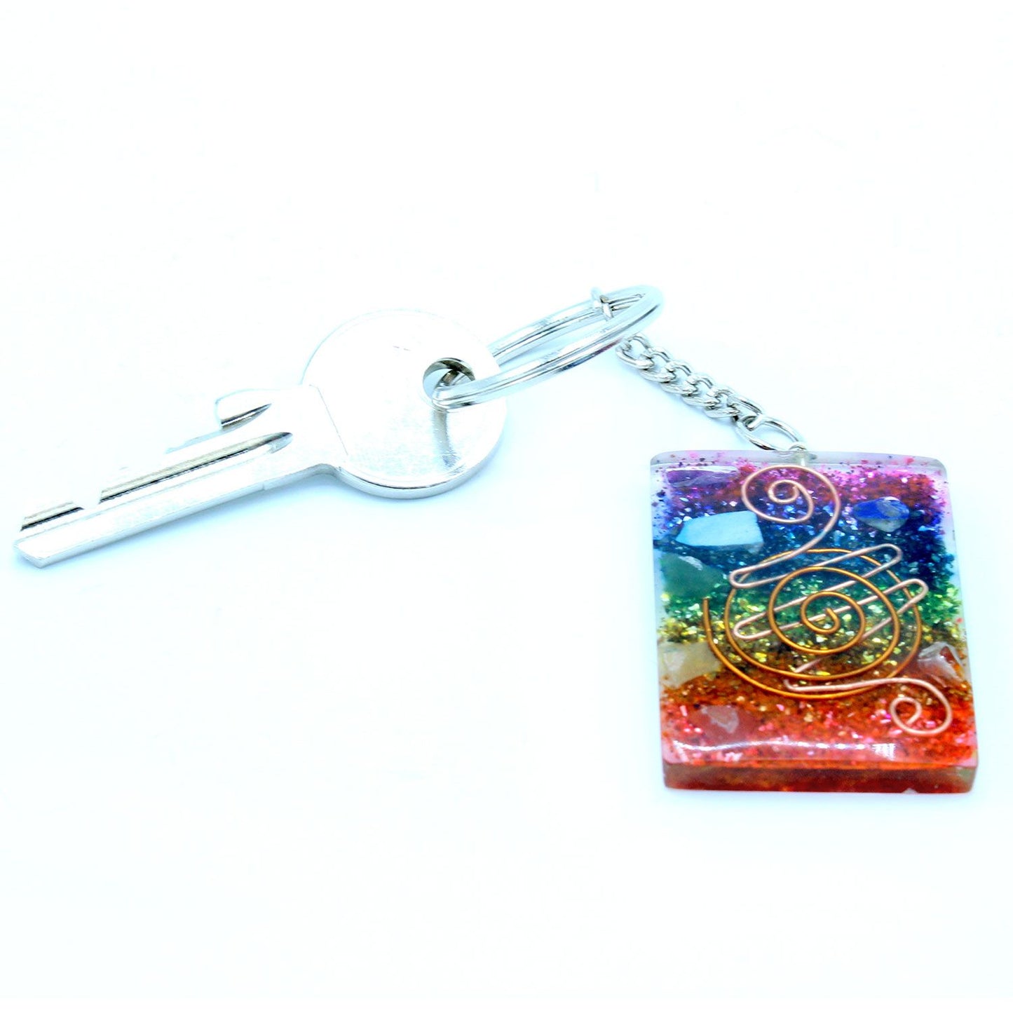 Llavero Orgonite Power – Home Protect Cobre y Chakra