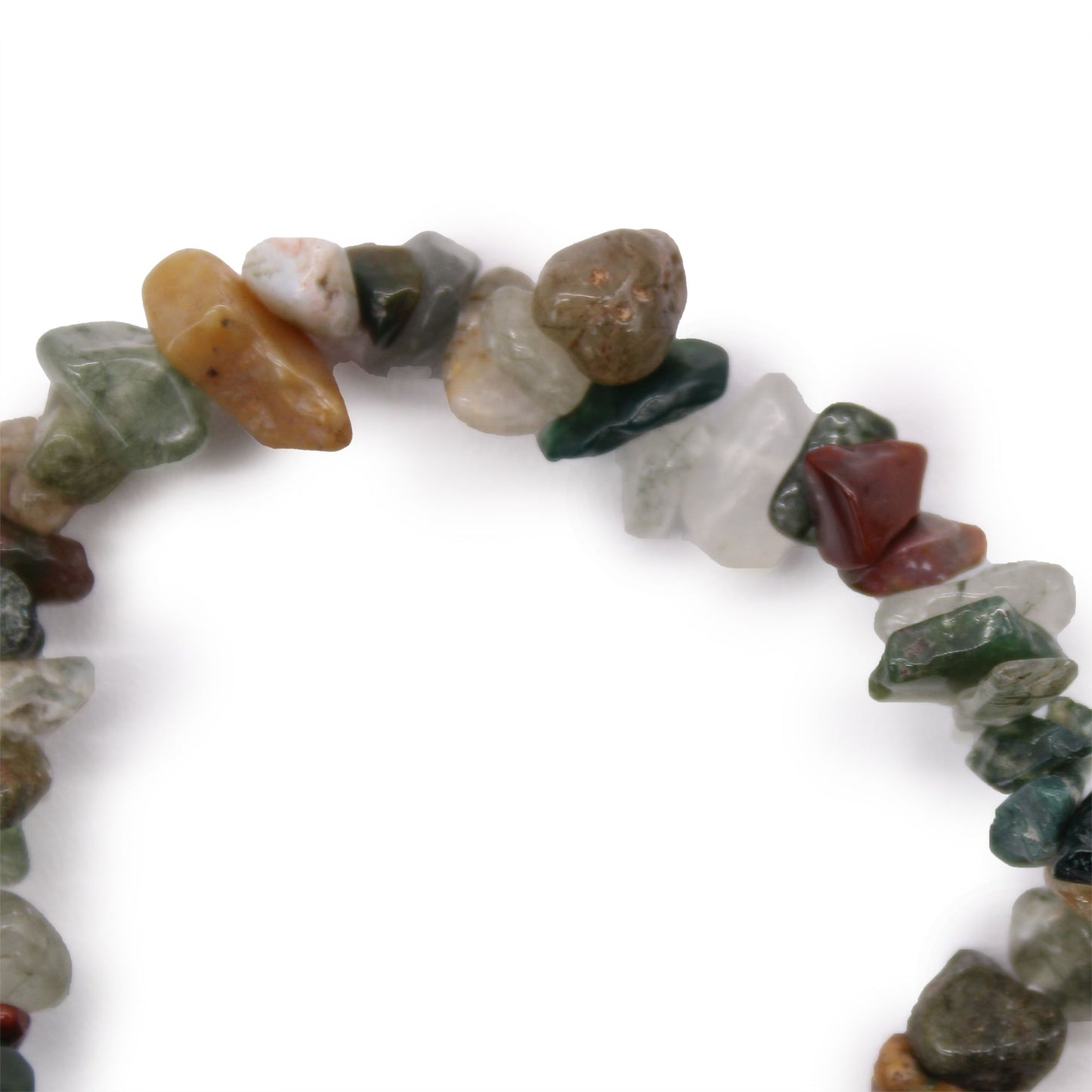 Pulsera Chips | Ágata de musgo