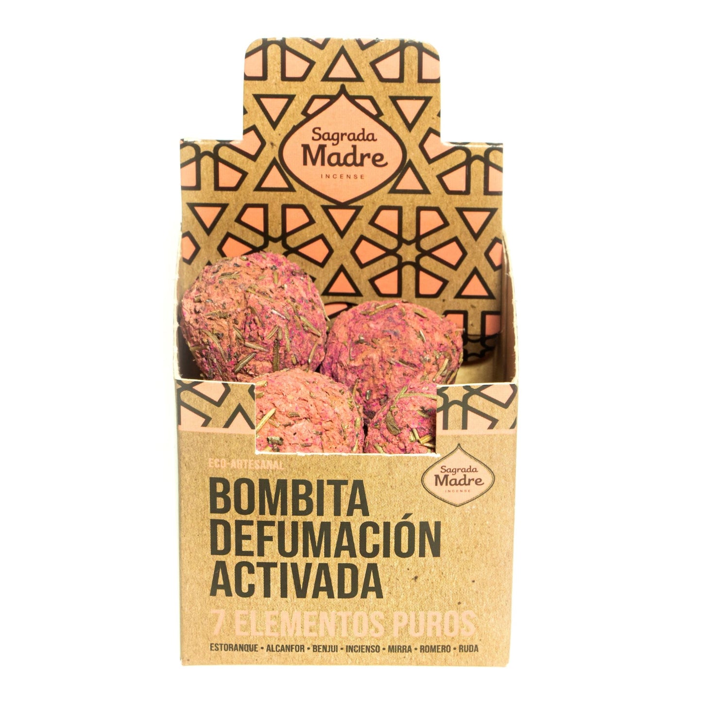 Caja de 8 Bombitas de Incienso 7 Elementos Puros
