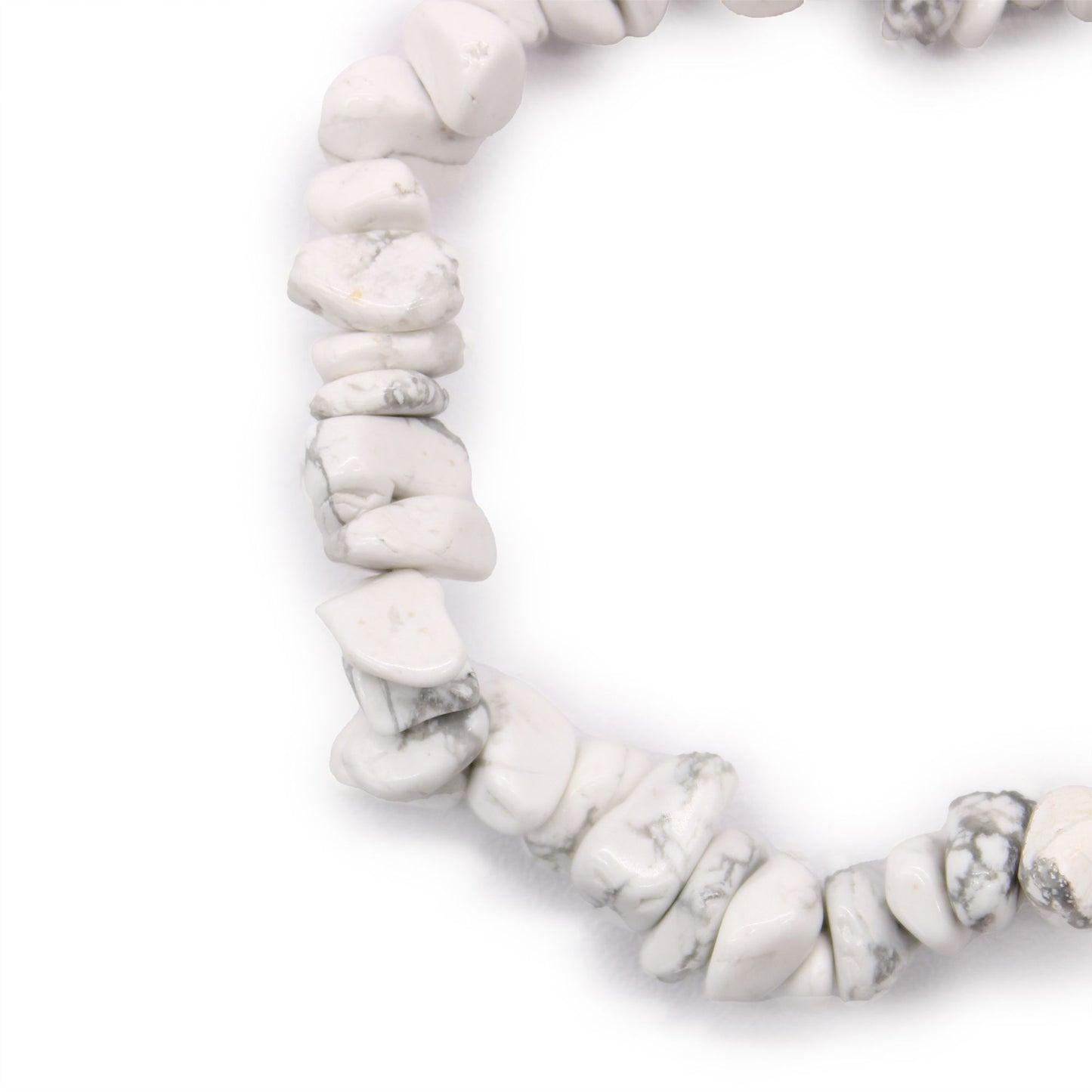 Pulsera Chips | Jaspe blanco