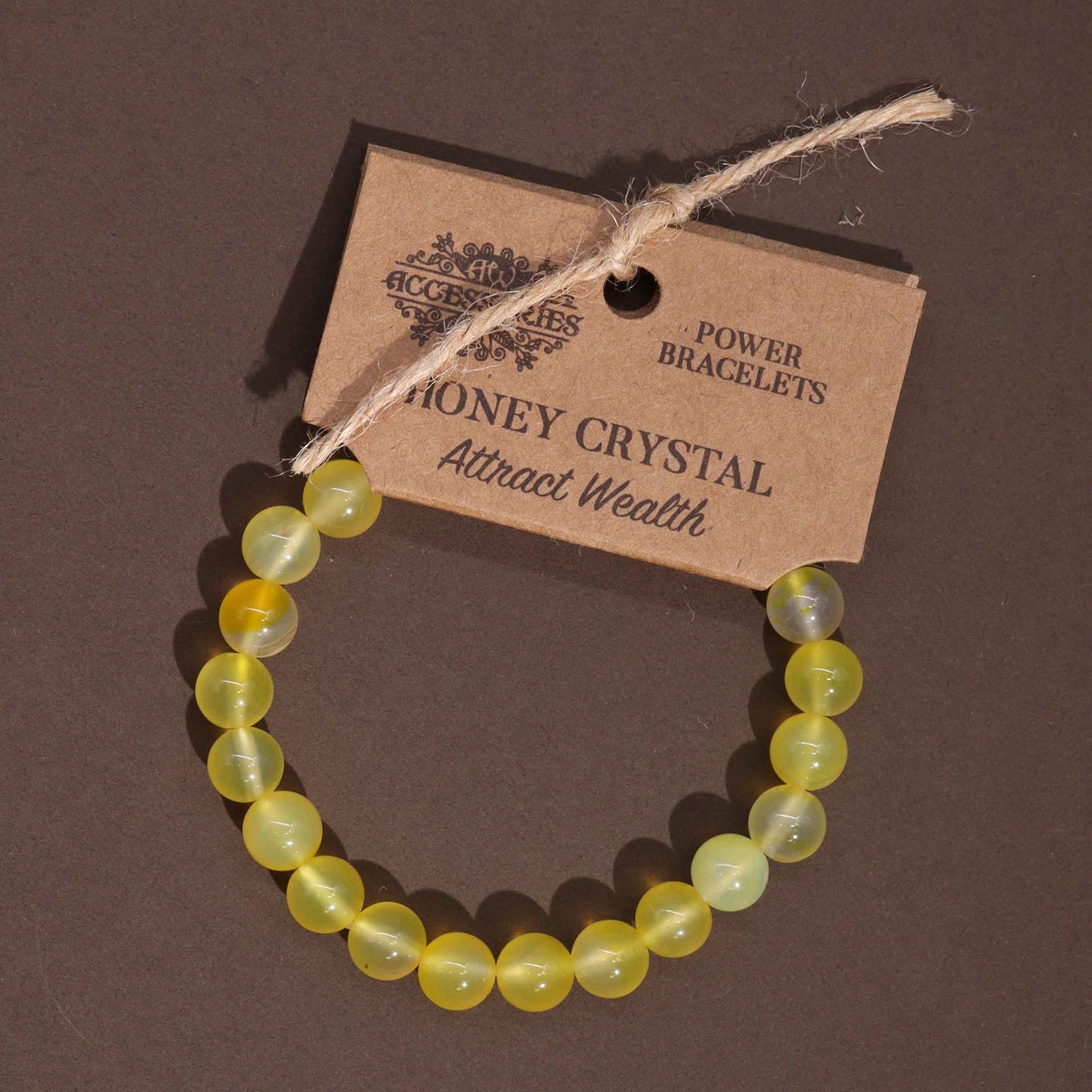 Pulsera Cristal de miel | Energía y Vitalidad