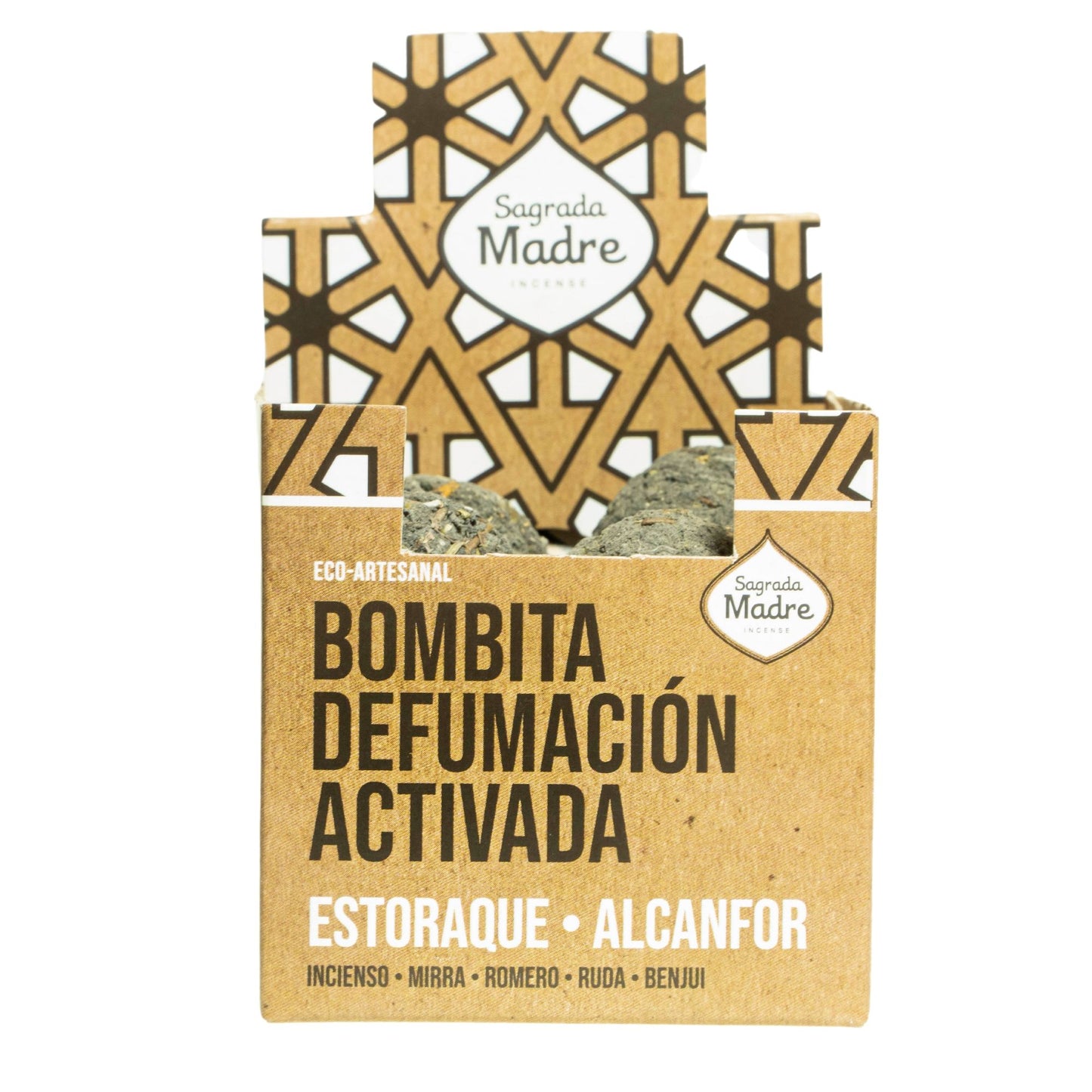 Caja de 8 Bombitas de Incienso Estoraque Alcanfor