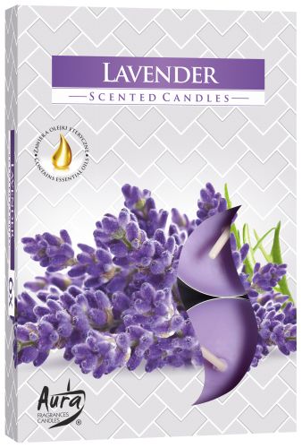 Set de 6 Velas de Té Perfumadas - Lavanda