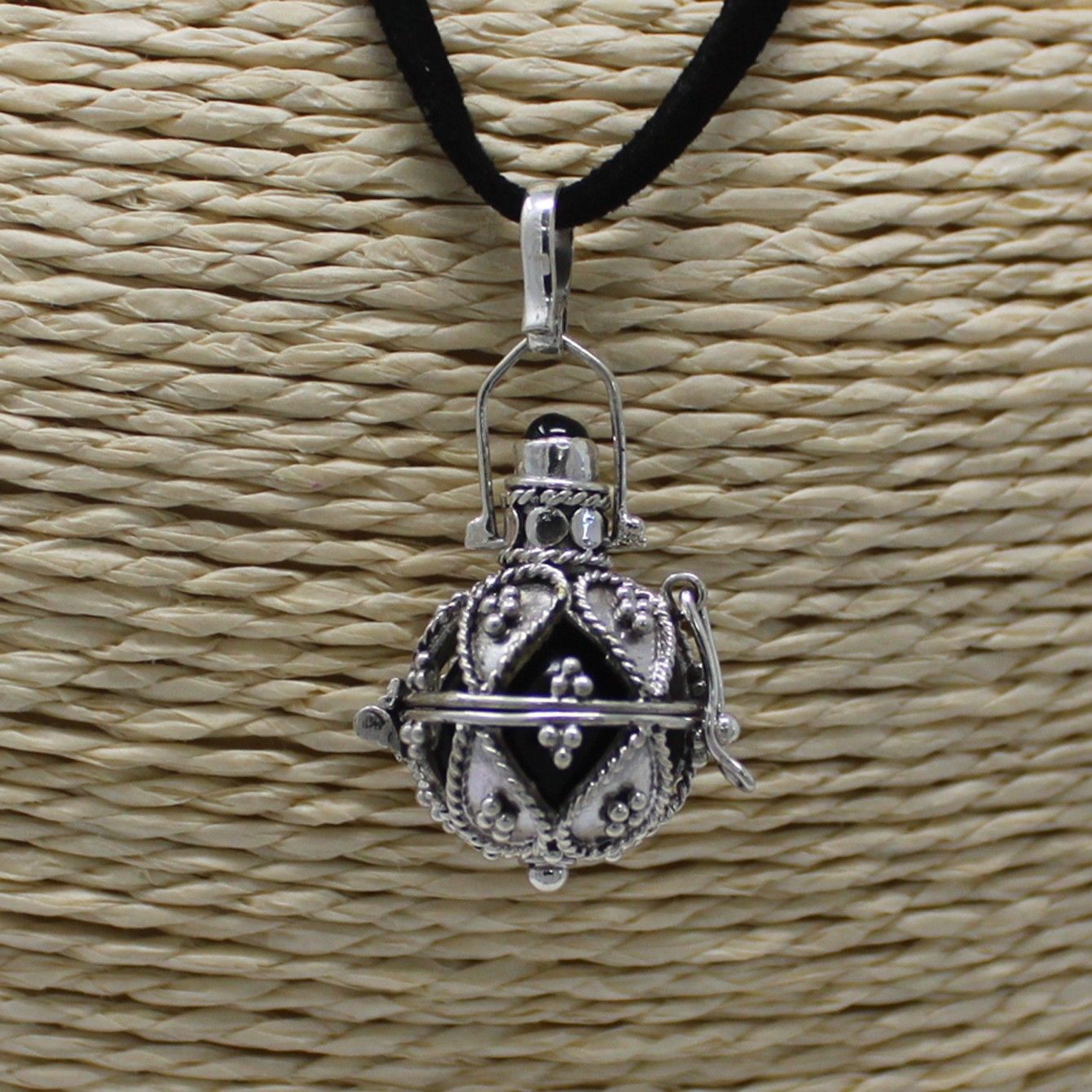 Colgante Campana Ángel Plata - 16mm