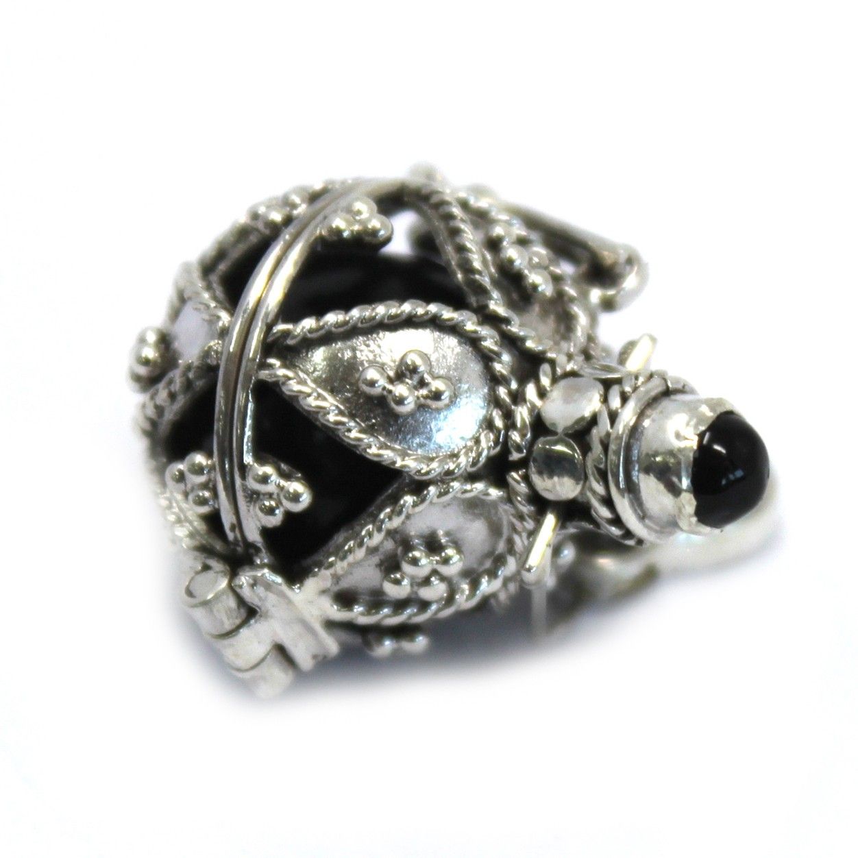 Colgante Campana Ángel Plata - 16mm