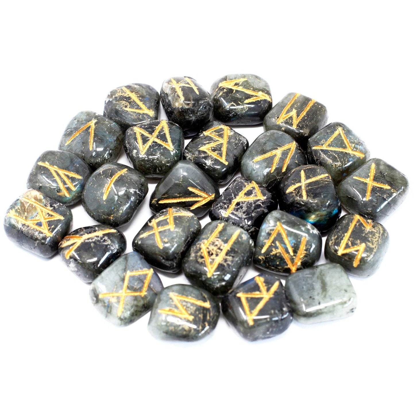 Juego de Runa de la India - Labradorita