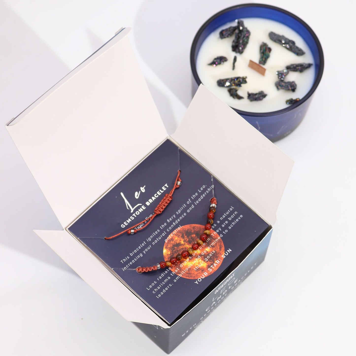 Vela del Zodiaco con Pulsera - Leo