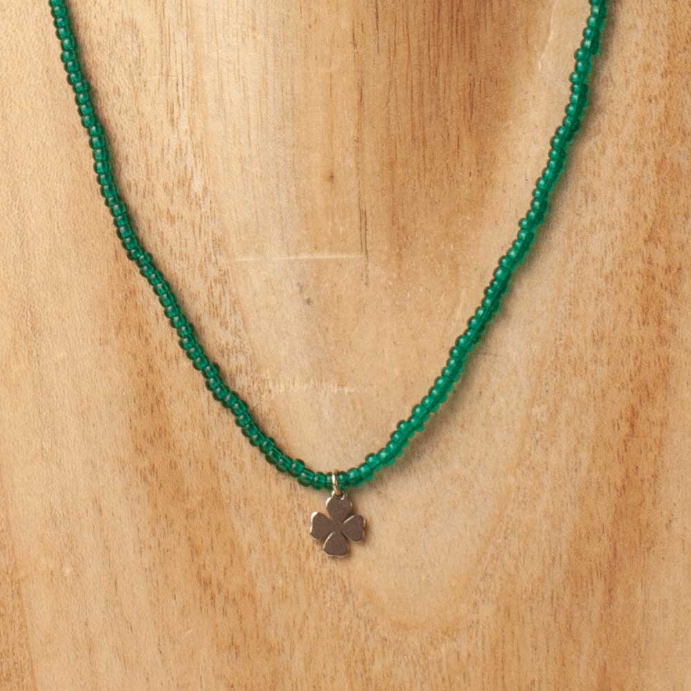 colgante-cristal-verde-trebol-suerte-kibanashop