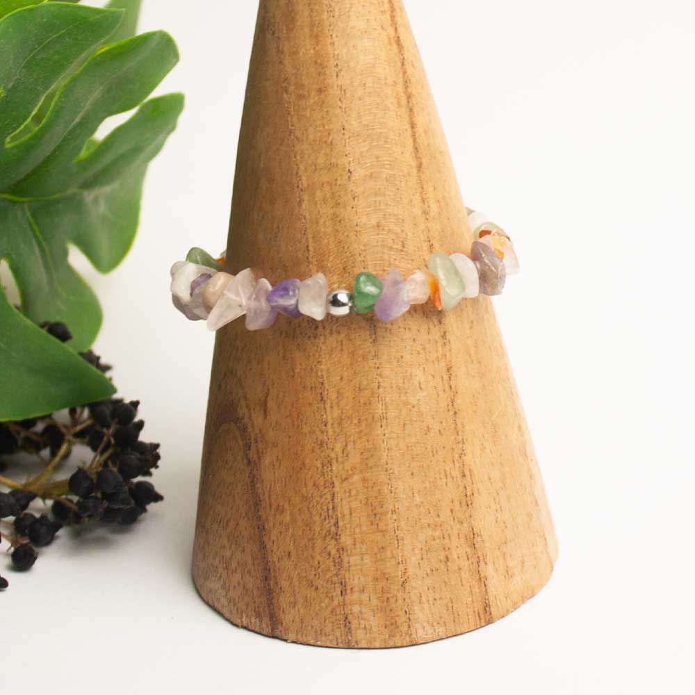Pulsera Mix de Minerales Chip