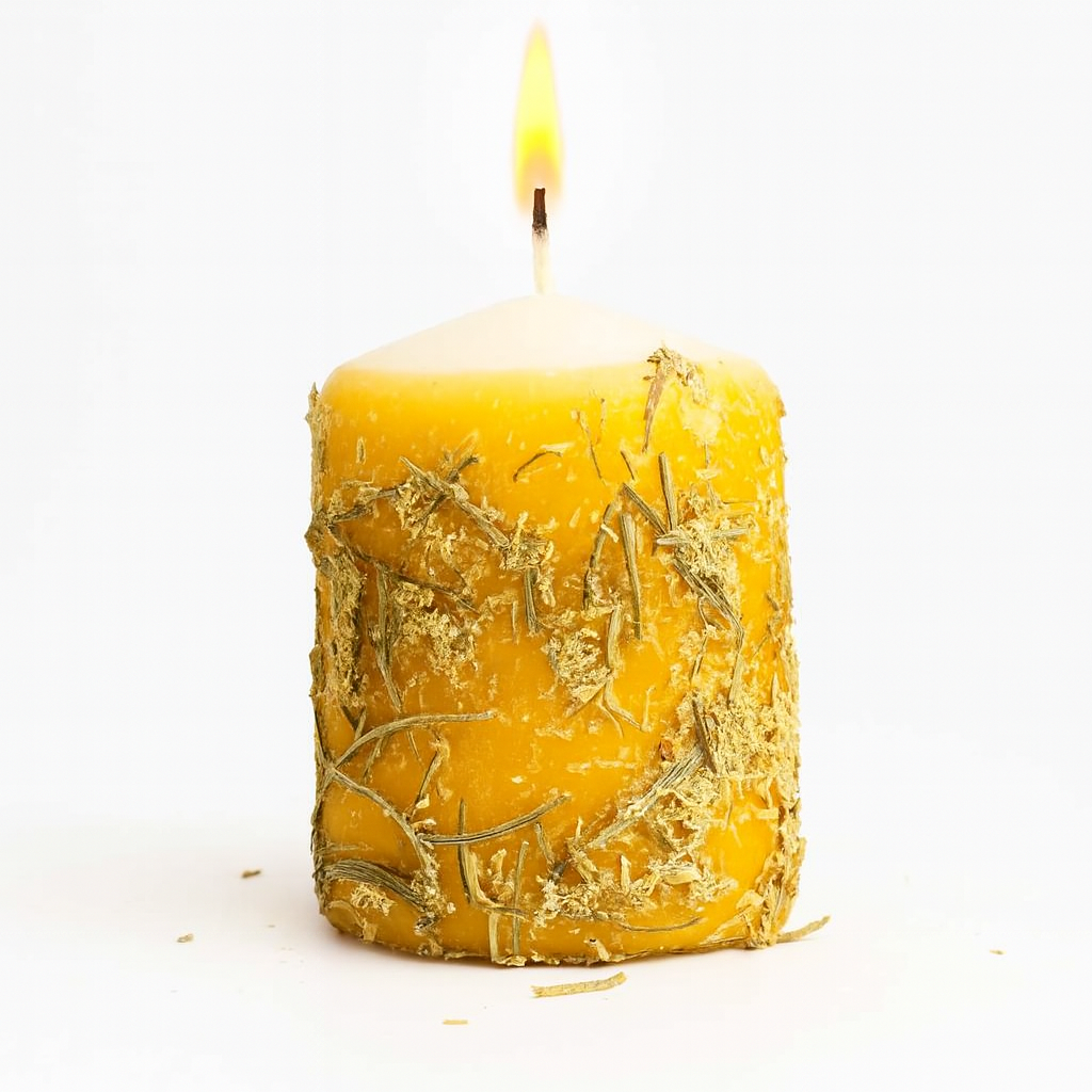 Vela ritualizada miel