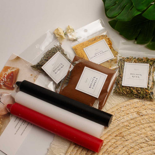 Instrucciones de Uso: Ritual de Velas y Hierbas Aromáticas