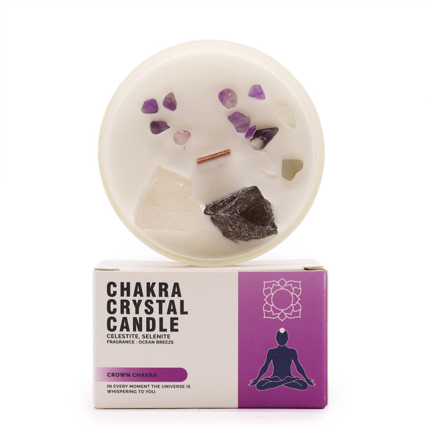 Velas de Cristal - Chakra de la Corona