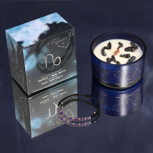 Vela del Zodiaco con Pulsera - Capricornio