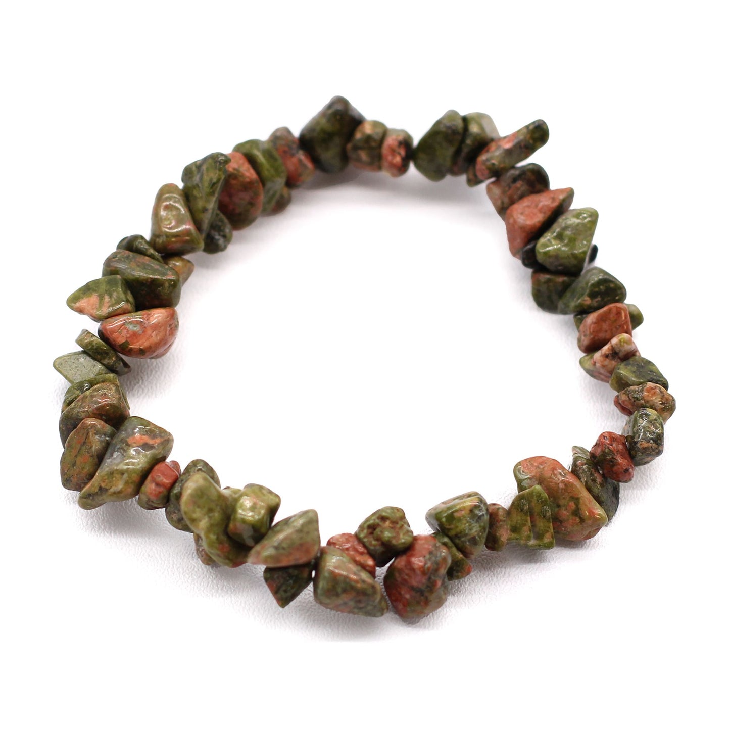 Pulsera Chips | Jaspe verde