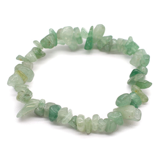 Pulsera Chips - Aventurina Verde