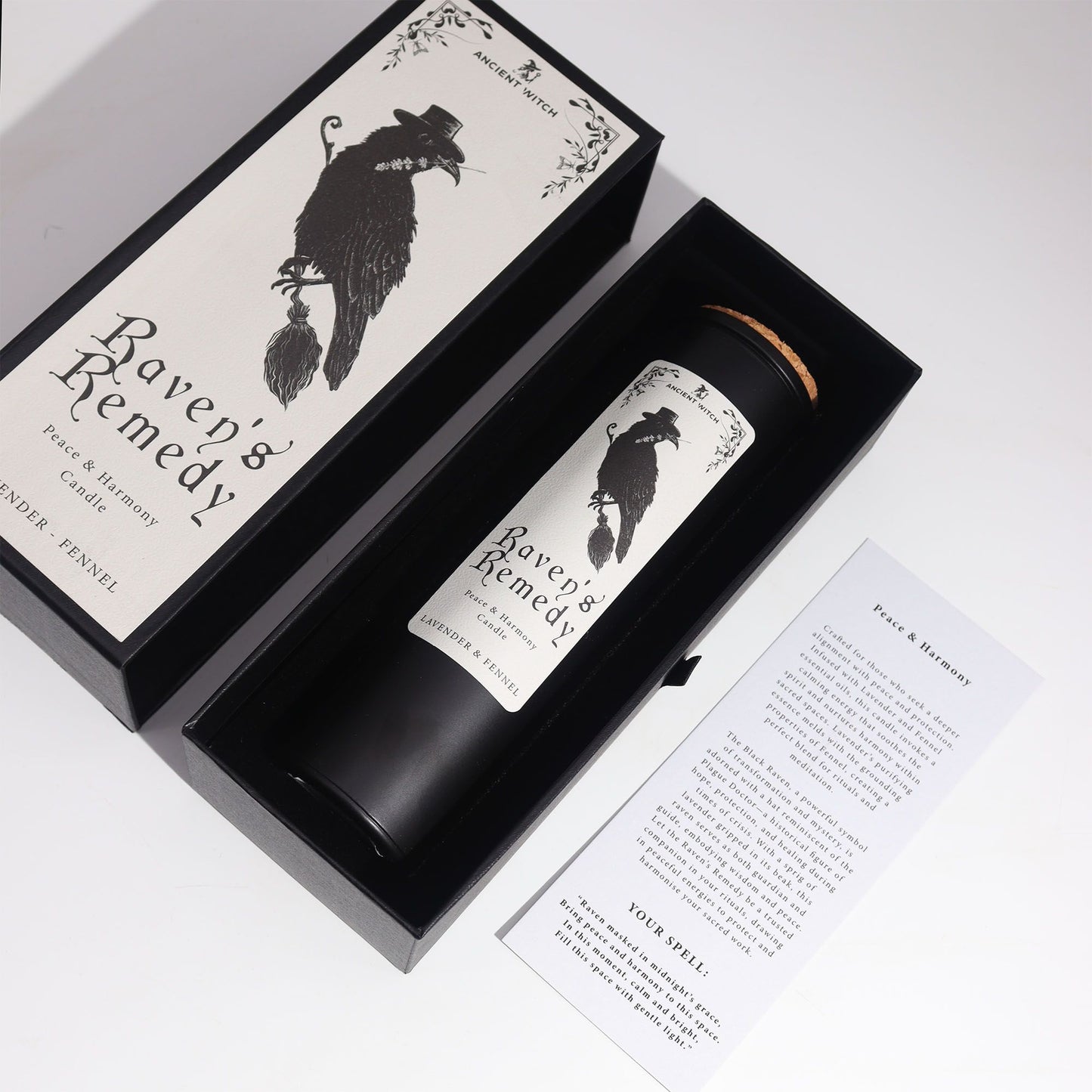 Velas Purificadoras para Brujas - Lavanda e Hinojo - Remedio de los cuervos