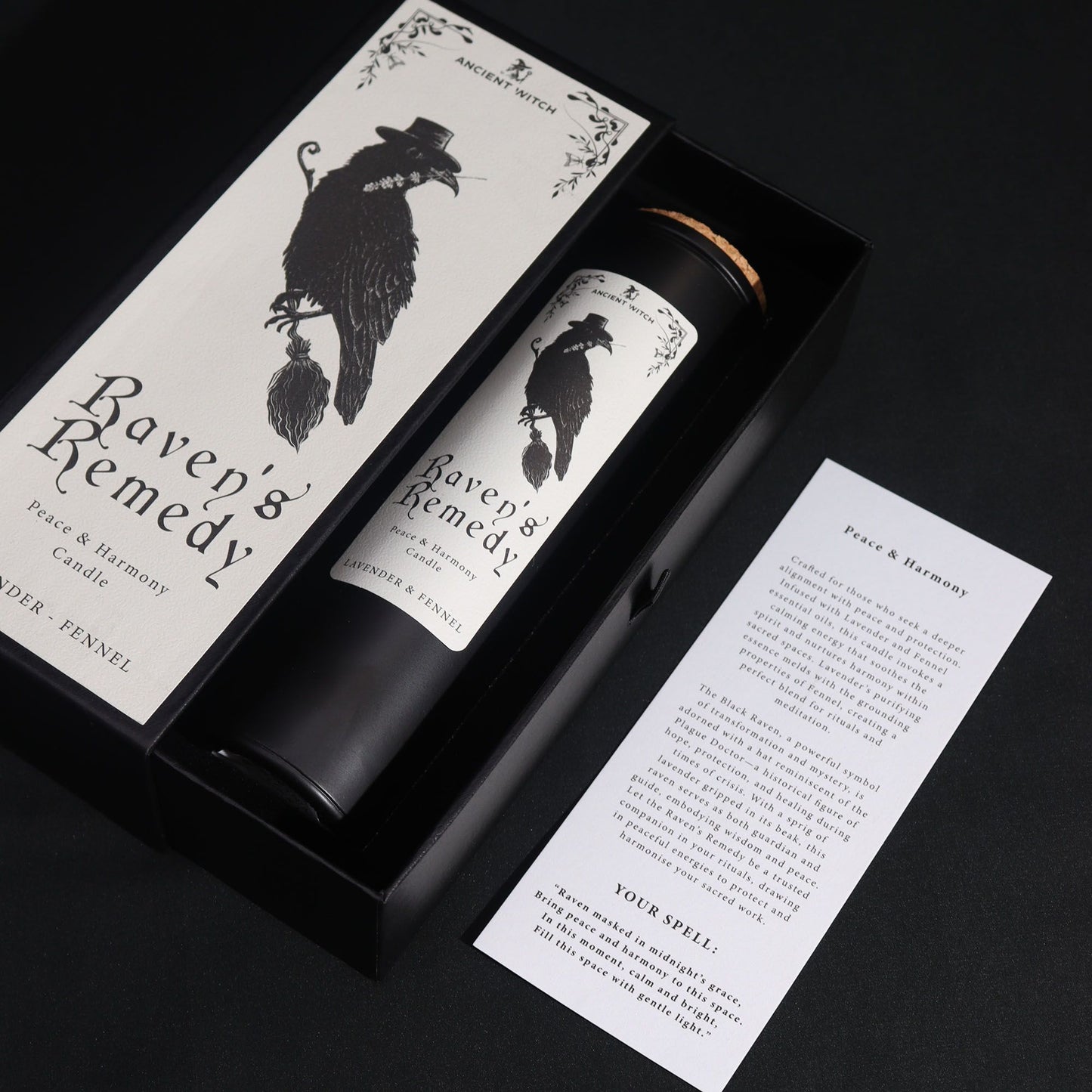 Velas Purificadoras para Brujas - Lavanda e Hinojo - Remedio de los cuervos