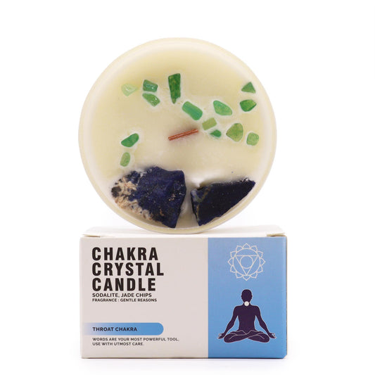 Velas de Cristal - Chakra de la garganta