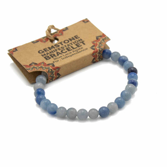 Pulsera de Ágata Azul | Independencia
