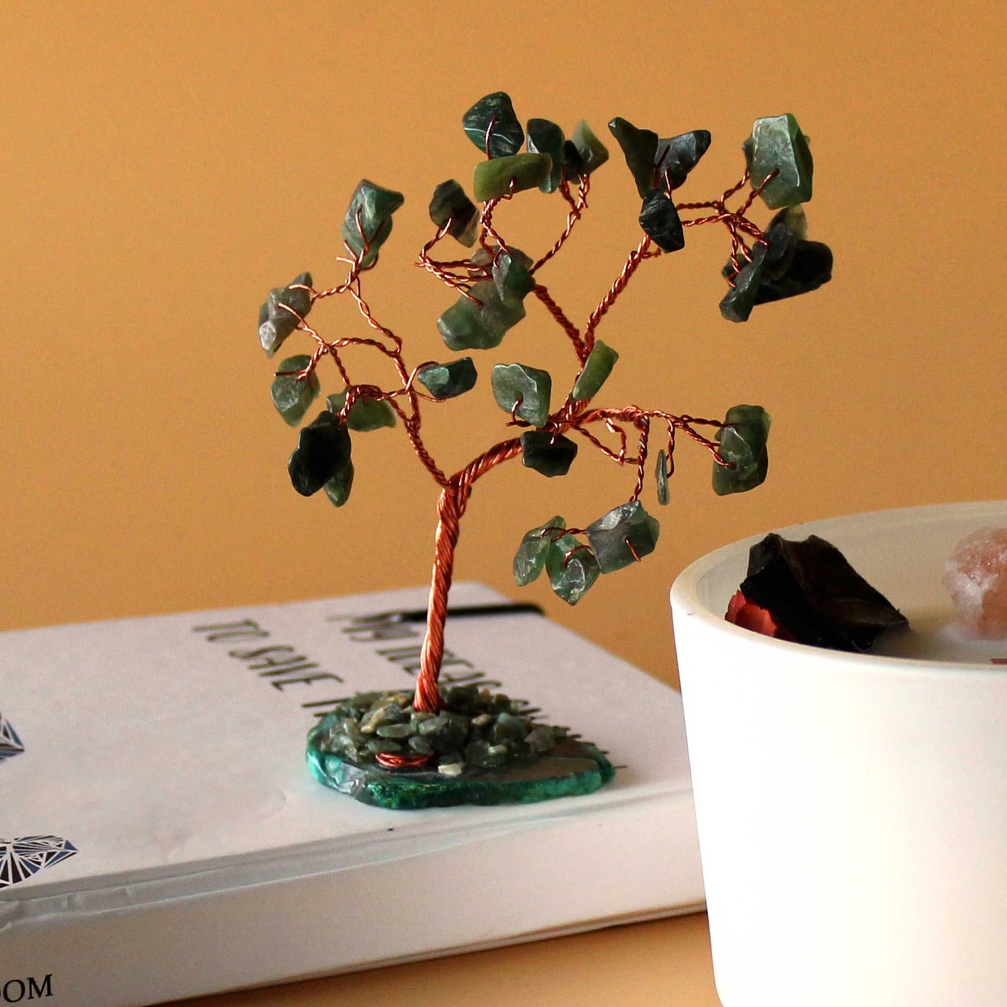 Árbol Pequeño de Aventurina Verde (35 piedras)