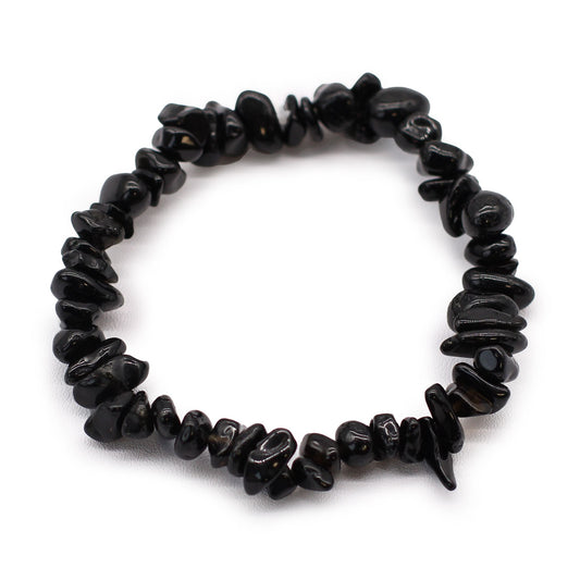 Pulsera Chips | Ágata negra