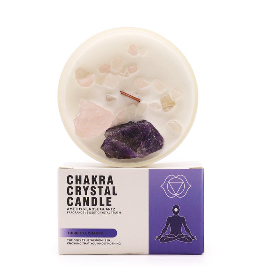 Velas de Cristal - Chakra del tercer ojo