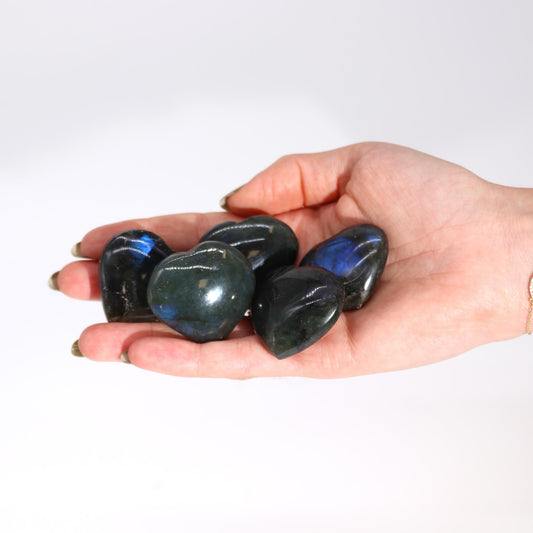 Corazón Labradorita de Madagascar