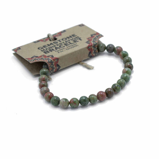 Pulsera de Jaspe verde | Crecimiento