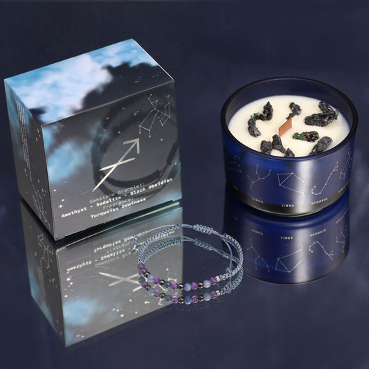 Vela del Zodiaco con Pulsera - Sagitario