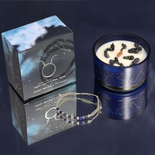 Vela del Zodiaco con Pulsera - Tauro