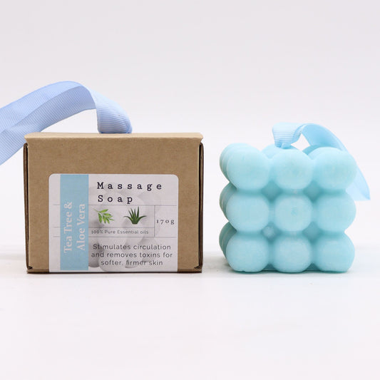 Jabón de masaje - Árbol de té y aloe vera