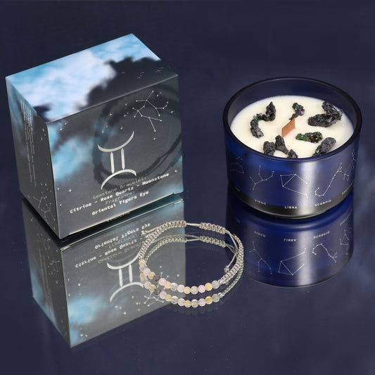 Vela del Zodiaco con Pulsera - Géminis