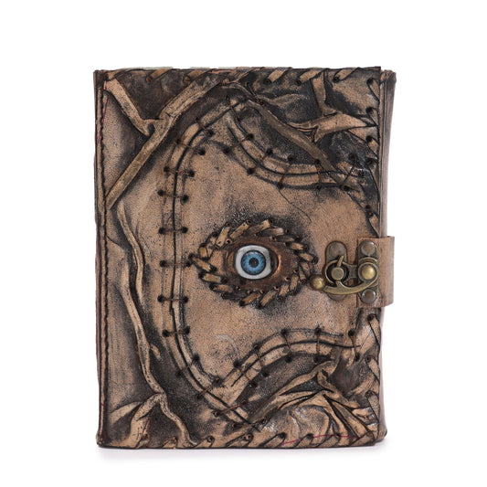 Cuaderno de Cuero Ojo Protector