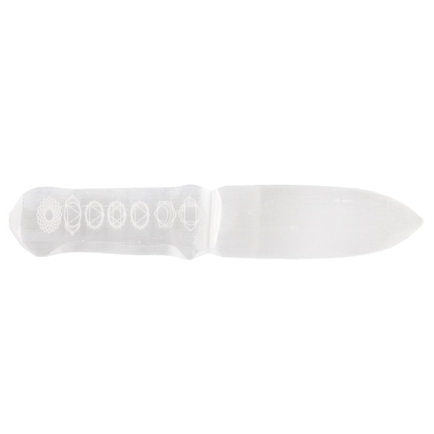 Cuchillo Ritual Selenita - Chakra