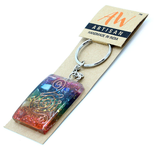 Llavero Orgonite Power – Home Protect Cobre y Chakra