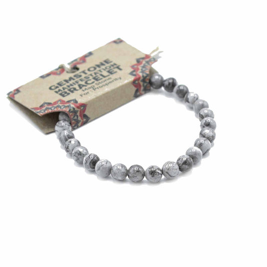 Pulsera de Piedra de mapa | Prosperidad