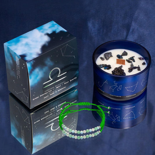 Vela del Zodiaco con Pulsera - Libra
