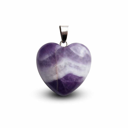 colgante corazon amatista
