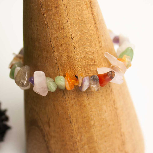 Pulsera Mix de Minerales Chip