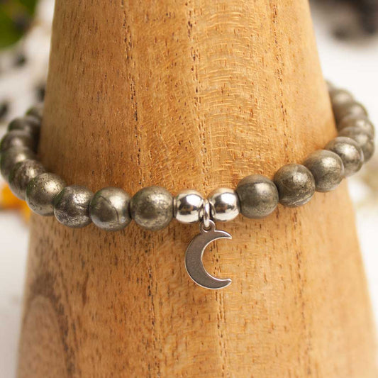 Pulsera Pirita Moon | Abundancia Mágica