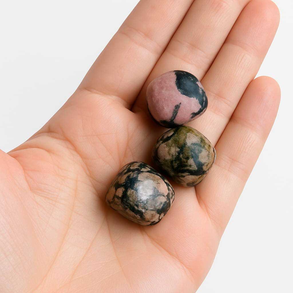 Rodonita Rodada | Sanación y Amor