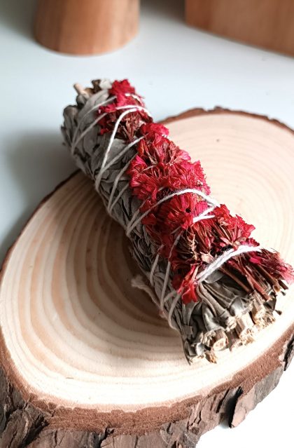 Sahumerio de Salvia con Helecho Rojo | Purificación y Renovación Espiritual